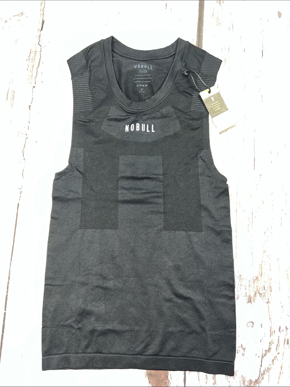NO BULL - MEN’S SLEEVELESS COMPRESSION TANK - BLACK - NWT - SIZE SMALL